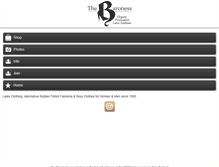 Tablet Screenshot of baroness.com
